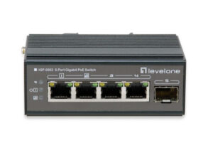 IGP-0502 Levelone IGP-0502 4 X GBE POE 30W + SFP UNMANAGED INDUSTRIAL POE SWITCH