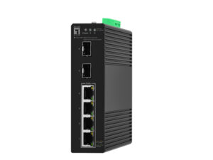 IGS-2106P Levelone IGS-2106P 4 X GBE POE 30W + 2 X SFP L2-LITE MANAGED INDUSTRIAL POE SWITCH