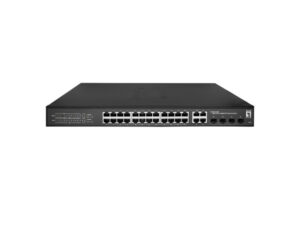 GES-2128P Levelone GES-2128P 24 X POE + 4 X 100M/1G SFP L2-LITE MANAGED POE SWITCH