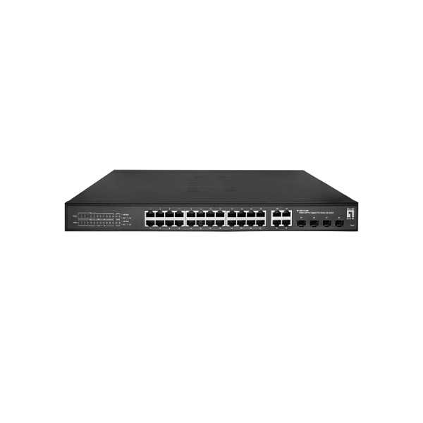 GES-2128P Levelone GES-2128P 24 X POE + 4 X 100M/1G SFP L2-LITE MANAGED POE SWITCH