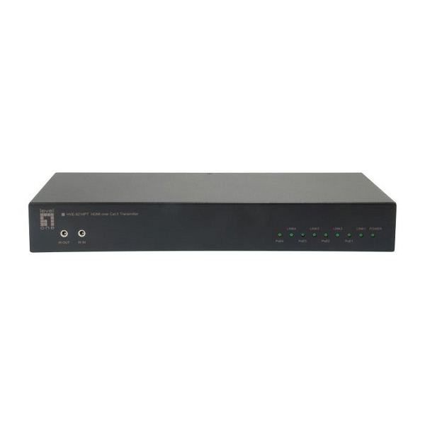 HVE-9214PT Levelone HVE-9214PT 4-PORT HDBASET HDMI OVER CAT.5 POE TRANSMITTER