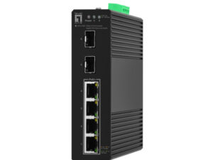 Levelone IGS-2106P 4 x GbE PoE 30W + 2 x SFP L2-Lite Managed Industrial PoE Switch