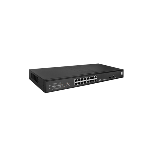 GES-2118P Levelone GES-2118P 16 X POE + 2 X 100M/1G SFP L2-LITE MANAGED POE SWITCH