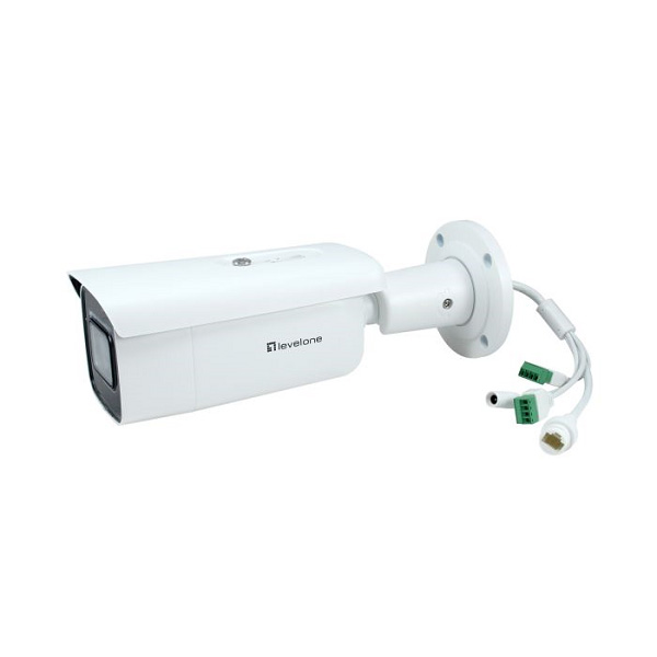 FCS-5095 Levelone FCS-5095 GEMINI ZOOM IP NETWORK CAMERA, 8-MEGAPIXEL, H.265, 802.3AT POE, 4.3X OPTICAL ZOOM, IR 60 METER, IP67, IK10