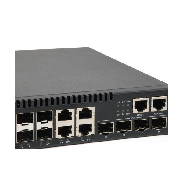 GTL-2872 Levelone GTL-2872 28 X PORT L3 LITE MANAGED GIGABIT FIBER SWITCH, 4 X 10GBE SFP+, 4 X GIGABIT SFP/RJ45 COMBO