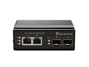 Levelone IGP-0432 2 x GbE PoE 802.3at 30W + 2 x 1G SFP Unmanaged Industrial PoE Switch