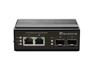 IGP-0432 Levelone IGP-0432 2 X GBE POE 802.3AT 30W + 2 X 1G SFP UNMANAGED INDUSTRIAL POE SWITCH