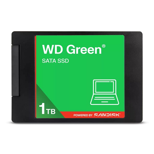 WDS100T5G0A-00CPT0 Western Digital WDS100T5G0A-00CPT0 WD Green SATA SSD 2.5"/7mm cased - 1TB, 2.5-Inch READ 545MB/s