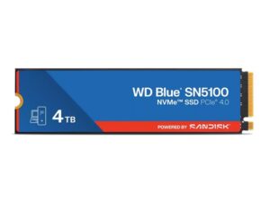 WDS400T5B0E-00CPE0 Western Digital WDS400T5B0E-00CPE0 SSD Blue SN5100 4TB M.2 2280 NVMe Gen4 Read 6900, Write 6700 MB/S