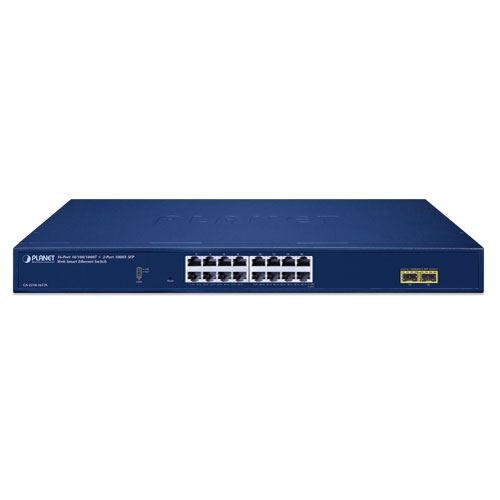 box_GS-2210-16T2S_01 Planet GS-2210-16T2S 16 x GbE + 2 x SFP Lite L2 Managed Switch
