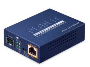 box_GUP-805A-60W_GUP-805A-90W Planet GUP-805A-95W 1000BASE-X SFP to 1000BASE-T 802.3bt 95W PoE++ Media Converter