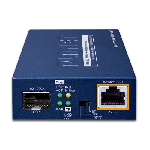 box_GUP-805A-60W_GUP-805A-90W_01 Planet GUP-805A-60W 1000BASE-X SFP to 1000BASE-T 802.3bt 60W PoE++ Media Converter