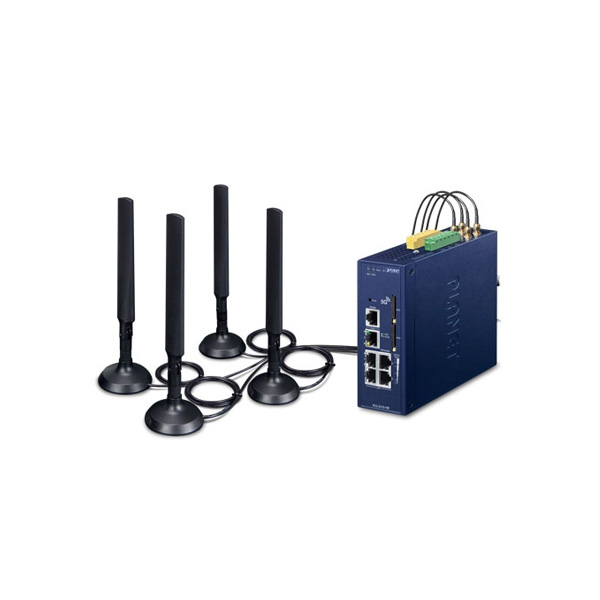Planet ICG-2515-NR Industrial 5G NR Cellular Gateway with 5-Port 10/100/1000T