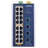 IGS-4215-16P4X Planet IGS-4215-16P4X 16 X 1G RJ45 POE 802.3AT + 4 X 10G/1G SFP IGS-4215 L2 INDUSTRIAL SWITCH