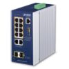 IGS-4215-8UP2T2S Planet IGS-4215-8UP2T2S 8 X 1G RJ45 POE 802.3BT + 2 X 1G RJ45 + 2 X 1G SFP IGS-4215 L2 INDUSTRIAL SWITCH