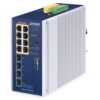 IGS-4215-8UP4X Planet IGS-4215-8UP4X 8 X 1G RJ45 POE 802.3BT + 4 X 10G/1G SFP IGS-4215 L2 INDUSTRIAL SWITCH