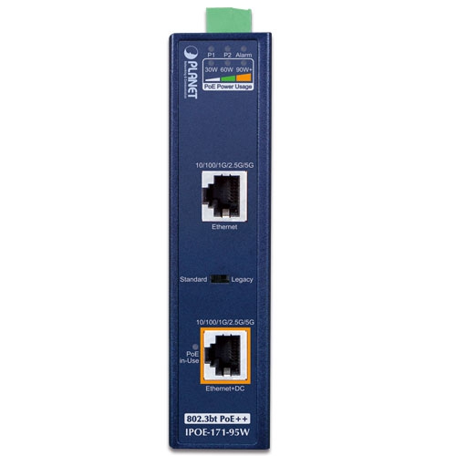 box_IPOE-171-95Wv5_01 Planet IPOE-171-95W 95W Gigabit 802.3bt Industrial PoE Injector