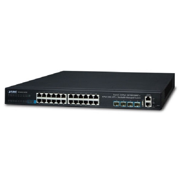 SGS-6341-24T4X Planet SGS-6341-24T4X 24 X 1G RJ45 + 4 X 10G/1G SFP SGS-6341 L3 STACK SWITCH
