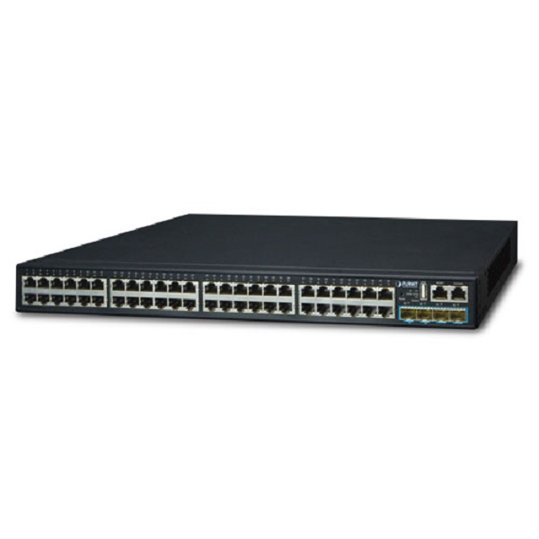Planet SGS-6341-48T4X 48 X 1G RJ45 + 4 X 10G/1G SFP SGS-6341 L3 STACK SWITCH