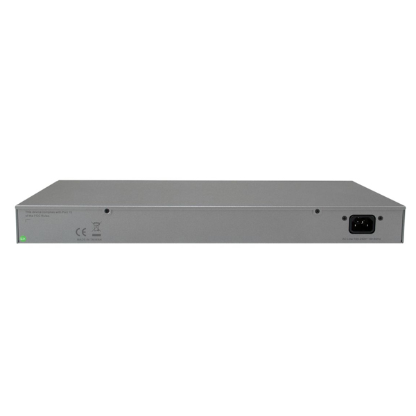 GEP-2682_1 Levelone GEP-2682 26-Port L3 Lite Managed Gigabit PoE Switch, 24 PoE Outputs, 370W, 2 x SFP/RJ45 Combo