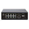 Levelone IGP-1061W120 8 x GbE PoE + 2 x SFP with 120W Power Supply L2 Managed Industrial PoE Switch