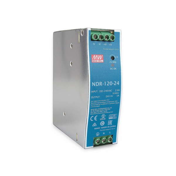 NDR-120-24 Meanwell NDR-120-24 120W 24V DC Industrial Power Supply