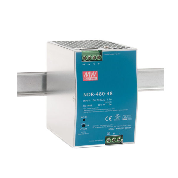 NDR-480-48 Meanwell NDR-480-48 480W 48V DC INDUSTRIAL POWER SUPPLY