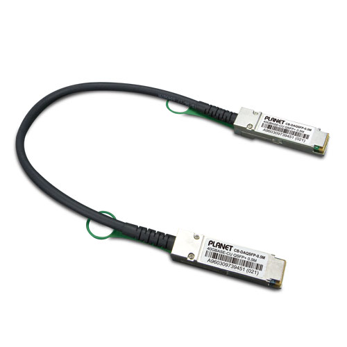 box_CB-DAQSFP-2M_CB-DAQSFP-0_5M_01 Planet CB-DAQSFP-0.5M 40G QSFP+ Direct-attached Copper Cable (0.5M in length)