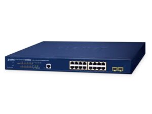 Planet GS-4210-16P2S 16 x GbE PoE 240W + 2 x 1G/2.5G SFP L2 Managed PoE Switch
