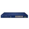 Planet GS-4210-16P2S 16 x GbE PoE 240W + 2 x 1G/2.5G SFP L2 Managed PoE Switch