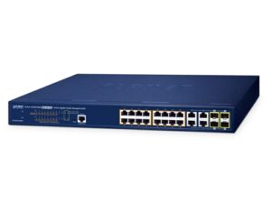 Planet GS-4210-16P4C 16GE PoE + 4GE SFP Combo L2 Managed PoE Switch