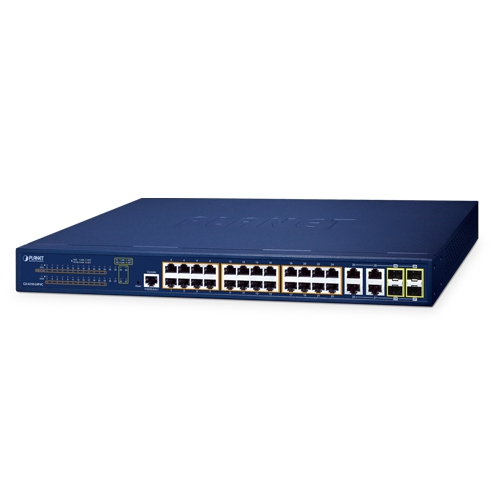 box_GS-4210-24P4Cv4 Planet GS-4210-24P4C 24-Port 10/100/1000T 802.3at PoE + 4-Port Gigabit TP/SFP Combo Managed Switch