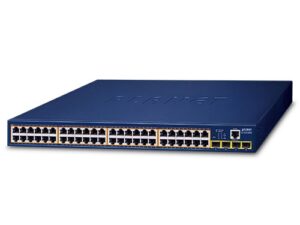 Planet GS-4210-48P4S 48GE PoE + 4SFP L2 Managed PoE Switch