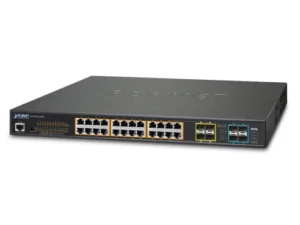Planet GS-5220-24P4X 20GE PoE + 4GE PoE/SFP Combo + 4 x 10G SFP+ L2+ Managed PoE Switch