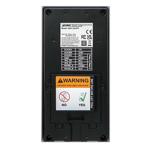 Planet HDP-1261PT 1080p RFID Vandalproof PoE SIP Door Phone