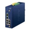 box_IAP-3600BE-4PF_01 Planet IAP-3600BE-4PF Industrial Dual Band WiFi-7 3600Mbps Wireless Access Point with 4-Port 802.3at PoE+