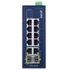 Planet IFGS-1022TF 8 x Port 10/100TX + 2-Port Gigabit TP/SFP Combo Industrial Switch