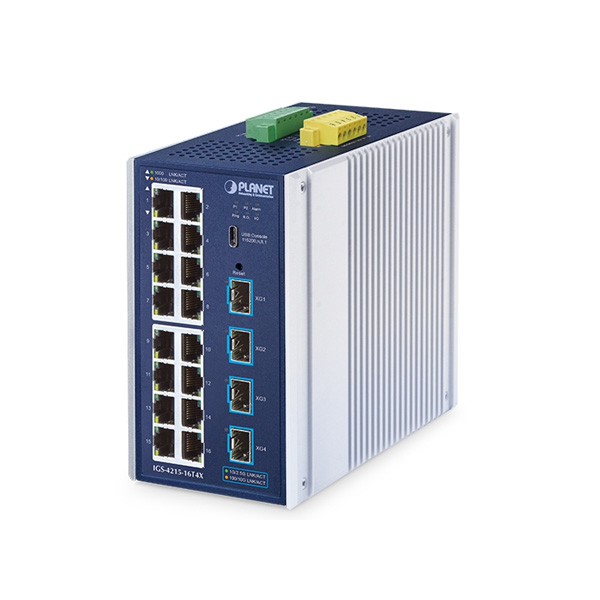 box_IGS-4215-16T4X Planet IGS-4215-16T4X 16 x GbE + 4 x 10G L2 Managed Industrial Switch