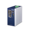 Planet IGS-4215-4P4T Industrial 4-Port 10/100/1000T 802.3at PoE + 4-Port 10/100/1000T Managed Switch (-40~75 degrees C)