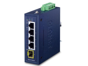 box_IGS-510TFv2 Planet IGS-510TF 4 GbE + 1 x 100/1000X SFP Unmanaged Industrial Switch
