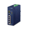 Planet IGS-614HPT 4 x GbE PoE + 1 x GbE + 1 x SFP Unmanaged Industrial PoE Switch