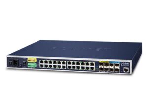 Planet IGS-6325-20T4C4X Industrial L3 20-Port 10/100/1000T + 4-Port Gigabit TP/SFP + 4-Port 10G SFP+ Managed Ethernet Switch