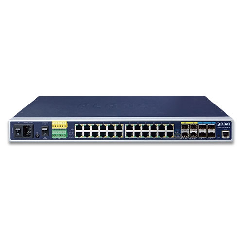 box_IGS-6325-20T4C4X_v1.1_01 Planet IGS-6325-20T4C4X Industrial L3 20-Port 10/100/1000T + 4-Port Gigabit TP/SFP + 4-Port 10G SFP+ Managed Ethernet Switch