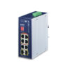 Planet IGS-824UPT 4 x GbE 802.3bt PoE + 2 x GbE + 2 x SFP Unmanaged Industrial PoE Switch