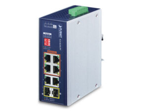 box_IGS-824UPTv2 Planet IGS-824UPT 4 x GbE 802.3bt PoE + 2 x GbE + 2 x SFP Unmanaged Industrial PoE Switch