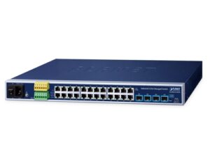Planet IGS-R4215-24T4X 24 x GbE + 4 x 10G SFP+ L2 Managed Industrial Switch
