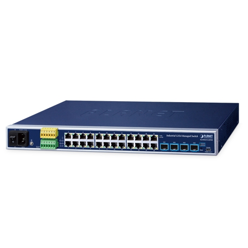 Planet IGS-R4215-24T4X 24 x GbE + 4 x 10G SFP+ L2 Managed Industrial Switch