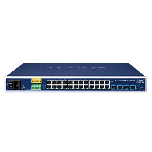Planet IGS-R4215-24T4X 24 x GbE + 4 x 10G SFP+ L2 Managed Industrial Switch