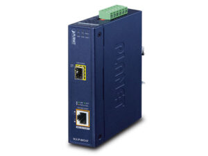 Planet IGUP-805AT Industrial 1-Port 100/1000X SFP to 1-Port 10/100/1000T 802.3bt PoE++ Media Converter
