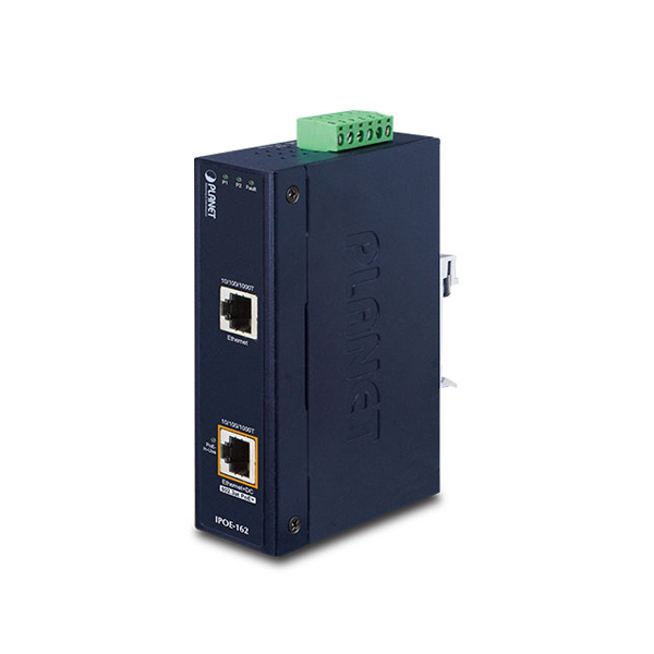 Planet IPOE-162 Gigabit PoE+ 802.3at Industrial PoE Injector